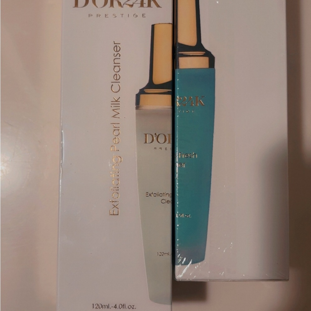 D’or24k bund Exfoliating PearlMilk Cleanser+hydra Fresh are the2 items left